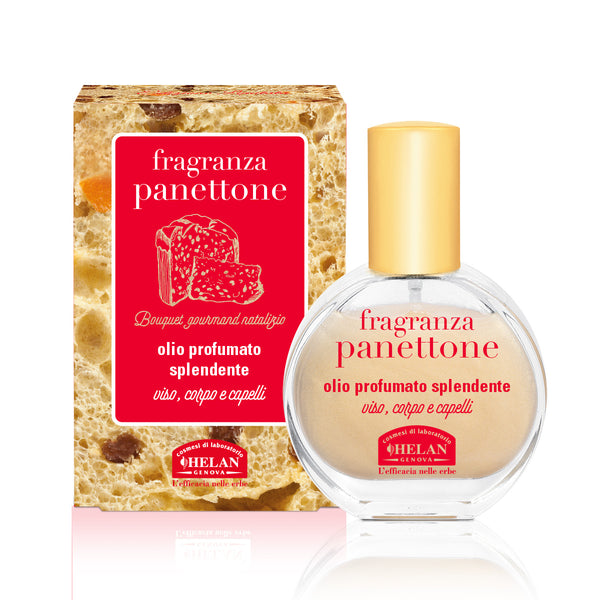 Fragranza Panettone Olio Profumato Splendente Helan, flacone spray da 30 ml