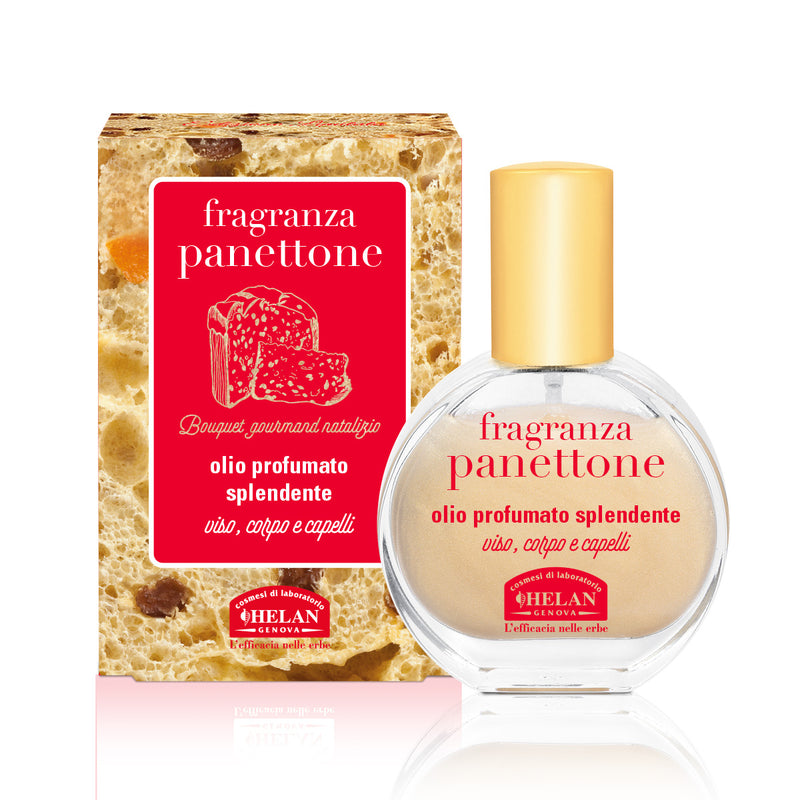 Fragranza Panettone Olio Profumato Splendente Helan, flacone spray da 30 ml