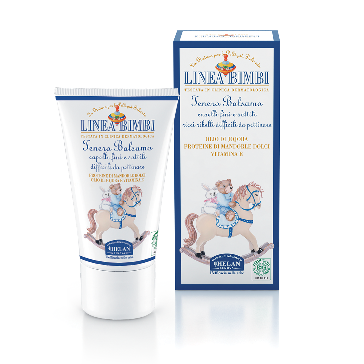 Tenero Balsamo Capelli Linea Bimbi Helan, tubo da 50 ml