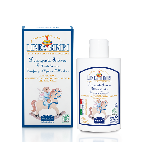 Detergente Intimo Ultradelicato Linea Bimbi Helan, flacone da 125 ml
