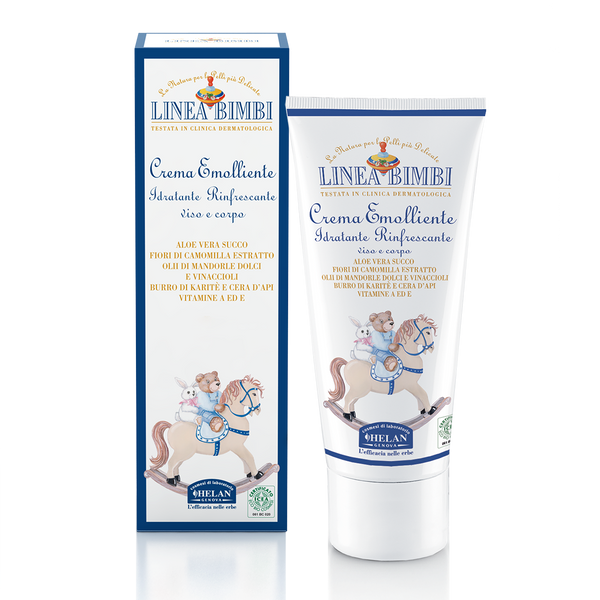 Crema Emolliente Viso e Corpo Linea Bimbi Helan, tubo da 100 ml