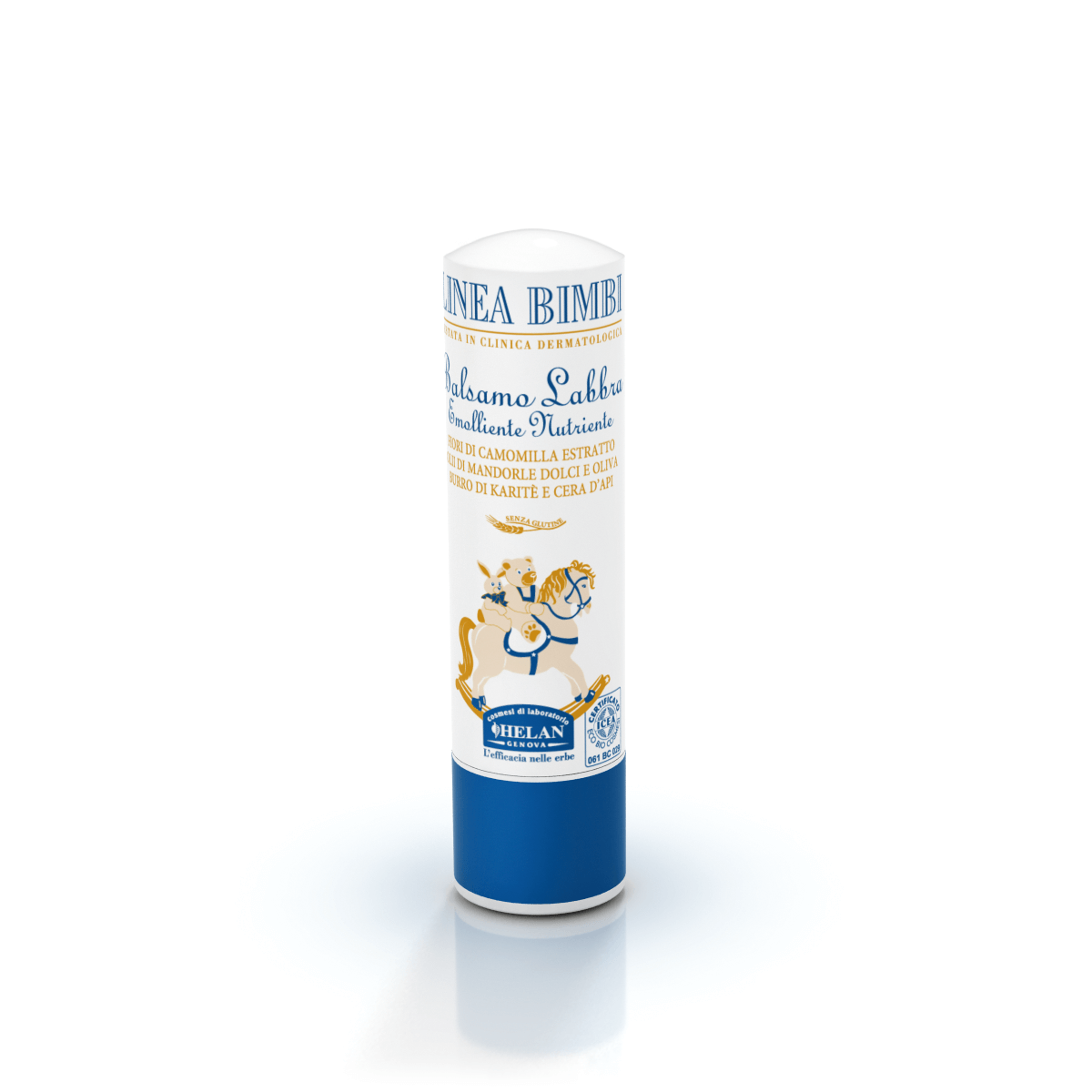 Balsamo Labbra Linea Bimbi Helan, stick da 4 ml