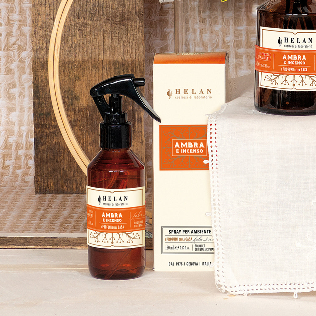 Helan Spray per Ambiente Ambra e Incenso 150 ml in ambiente