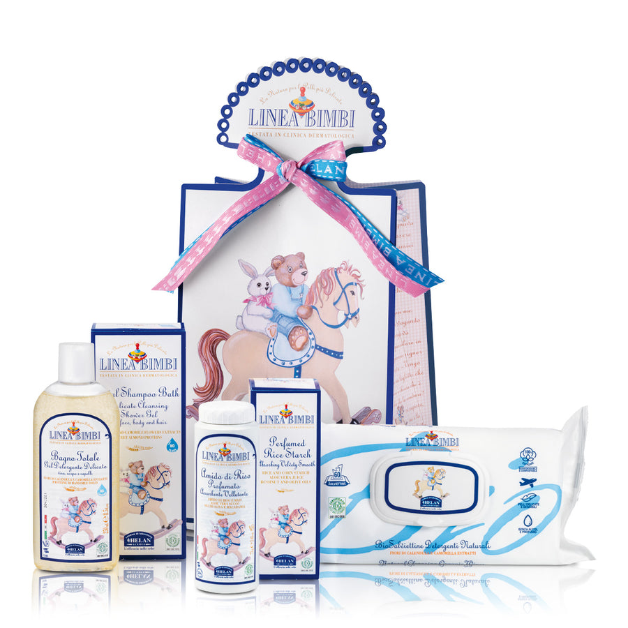 Trio Linea Bimbi Helan, Confezione Regalo Nascita