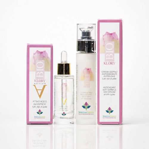 Cofanetto Bioklory Viso (siero Acido Ialuronico + crema viso antirughe)