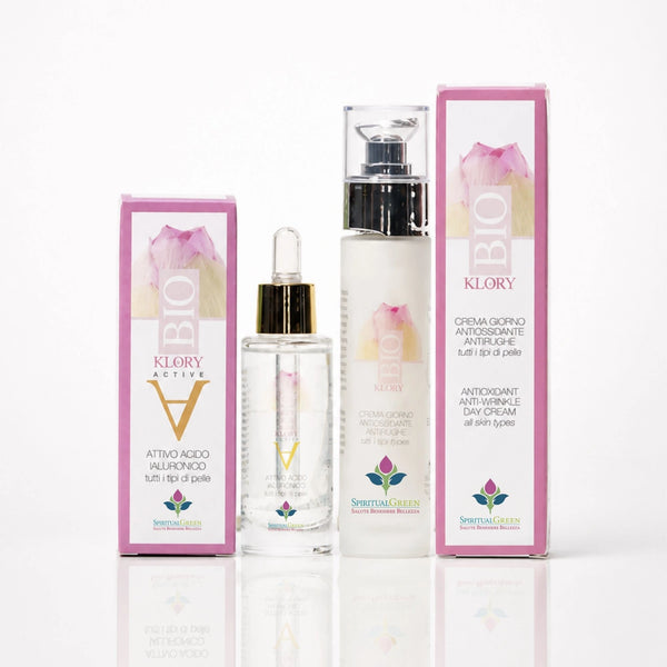 Cofanetto Bioklory Viso (siero Acido Ialuronico + crema viso antirughe)