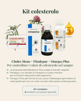 Kit Colesterolo: Cholesmeno Berberina Plus, Fitodepur e Omega 3 Plus