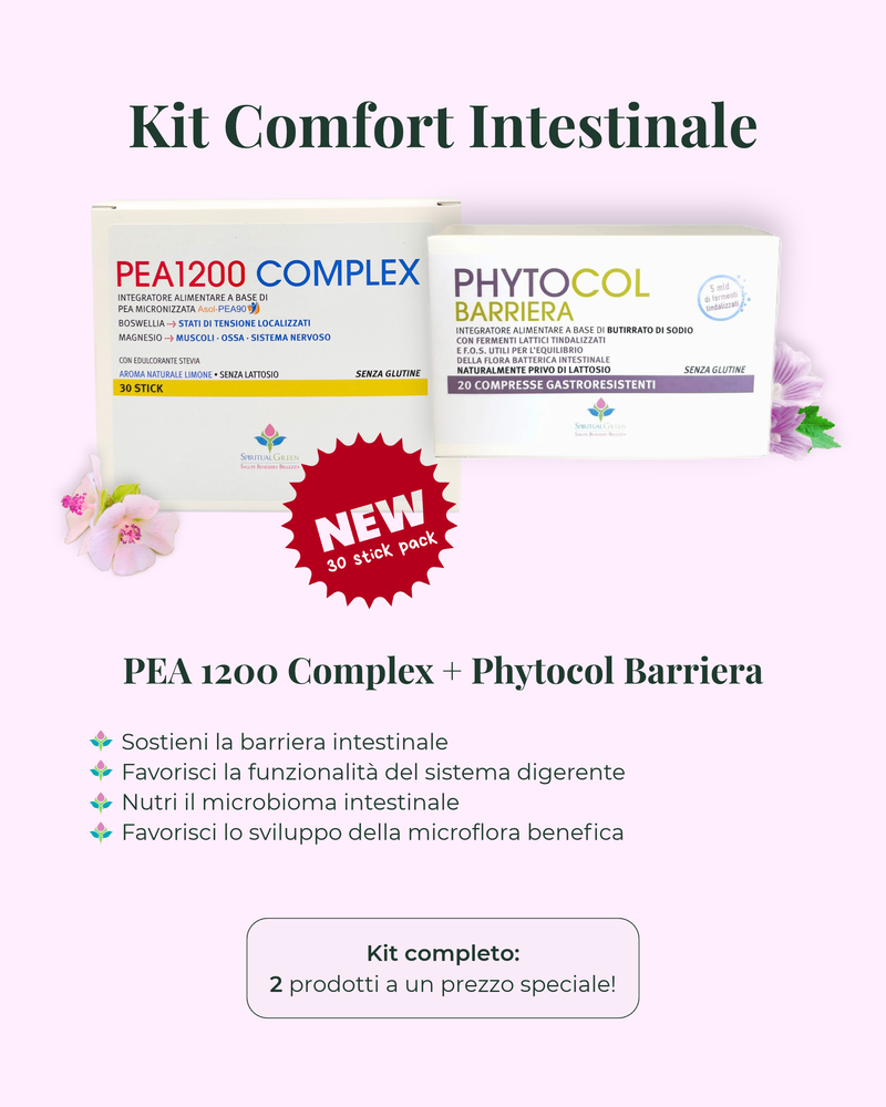 Kit Comfort Intestinale - PEA 1200 Complex e Phytocol Barriera